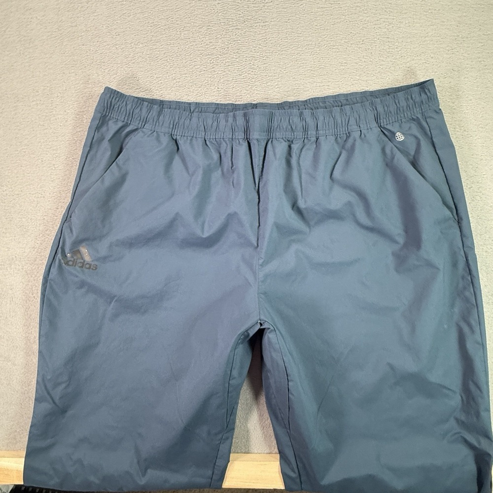 Adidas Prov Pant Rain Pants Mens XL Blue Lightweight Lined Golf Outdoor - Picture 7 of 7